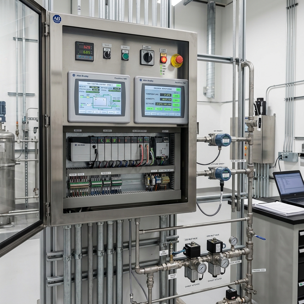 Control de gases temperatura y humedad